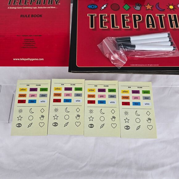 Telepathy Strategy Game Logic Deduction Unlock the Power of Your Mind! 2008 - Picture 7 of 15